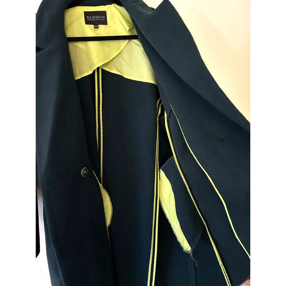Eloquii Double Breasted two toned Trench coat Women's plus size 22/24 - Picture 6 of 8
